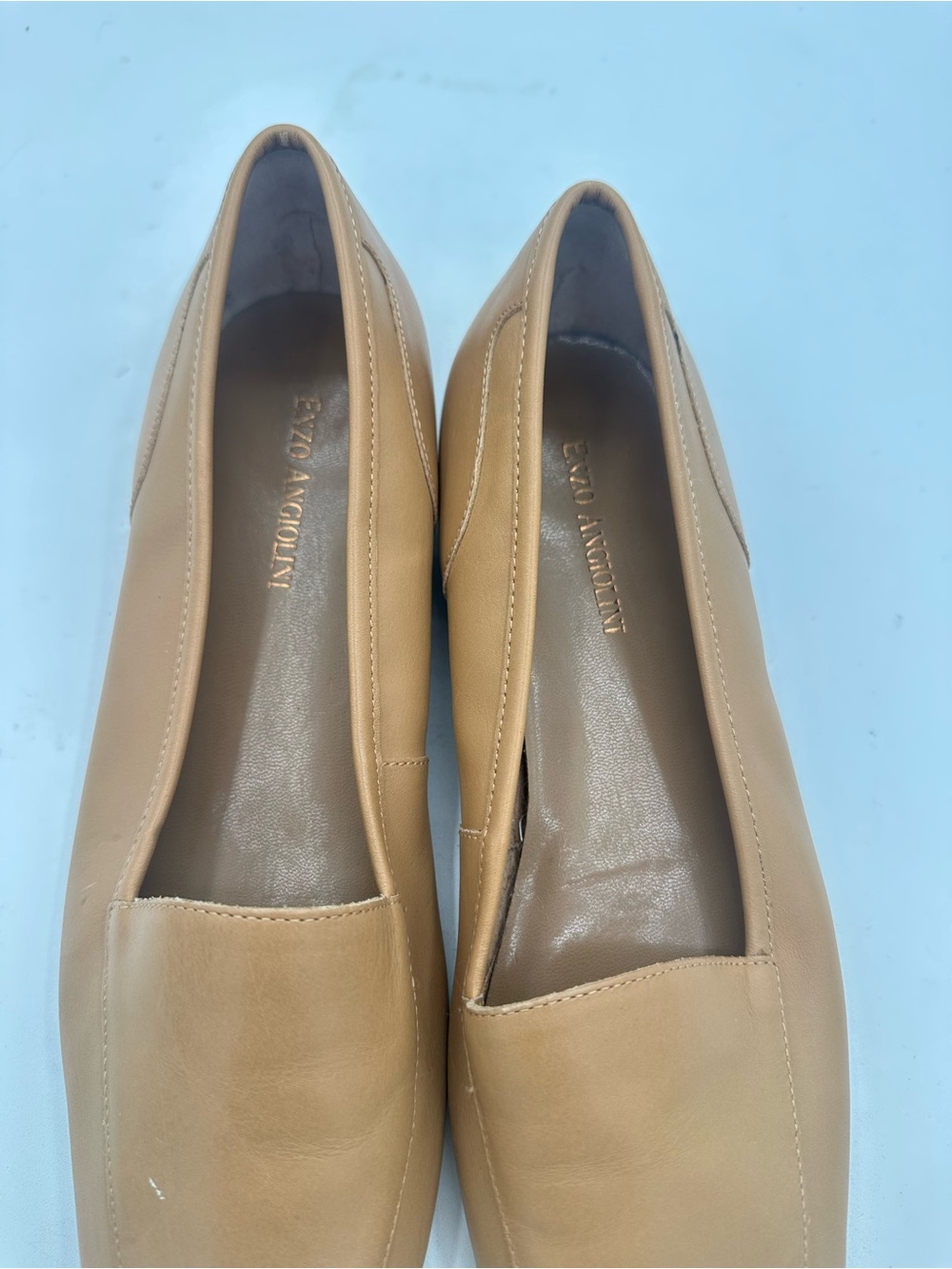Enzo Angiolini tan leather flats Size 9 - Picture 3 of 5
